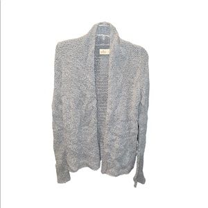 Gray Knitted Sweater Cardigan